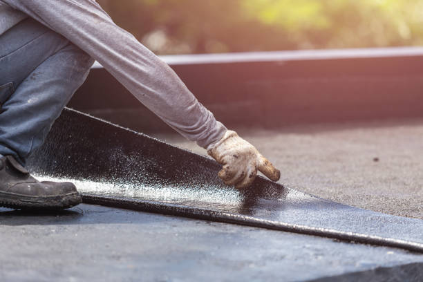 Professional Waterproofing technician working in Edwardsburg, MI